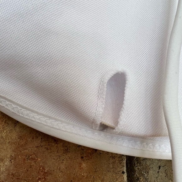 NWOT Shein White Bathing Suit Top - Picture 9 of 10